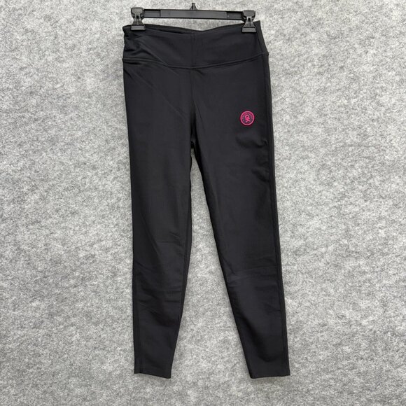 L. Donkey Andy Women's Activewear Stretch Leggings Fitness Yoga, Black, Size L - Picture 1 of 8